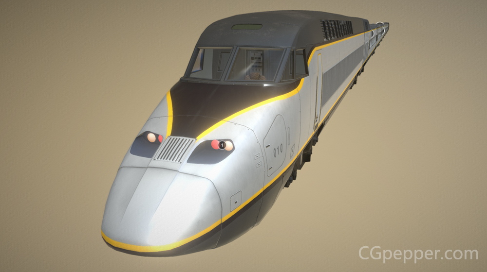 特快列车模型-Express Train