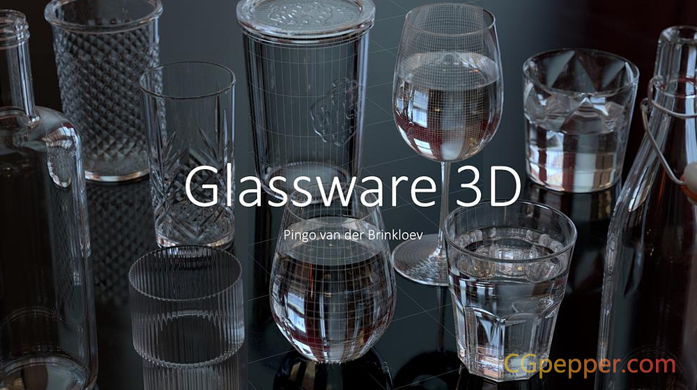 玻璃器皿—Glassware 3D