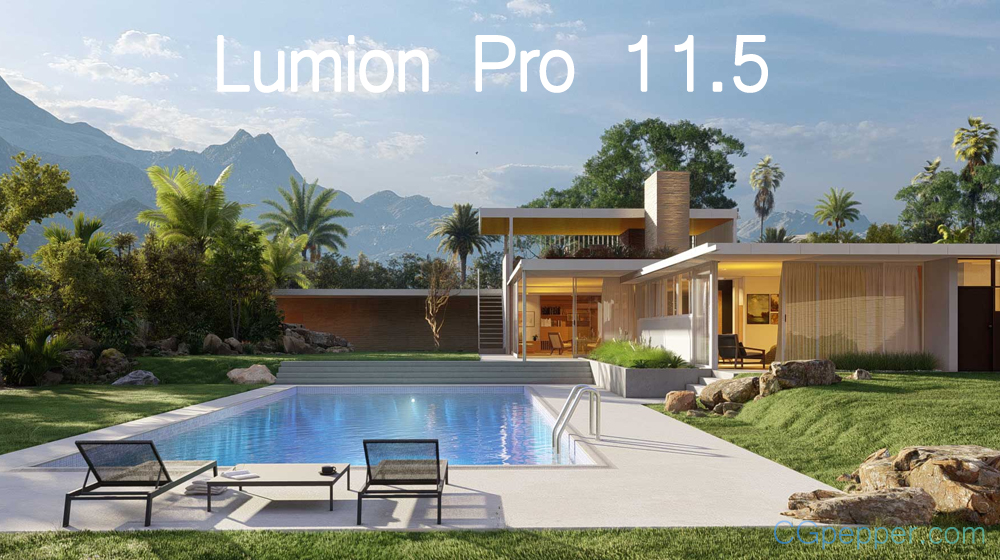 Lumion Pro 11.5建筑景观3D可视化渲染软件