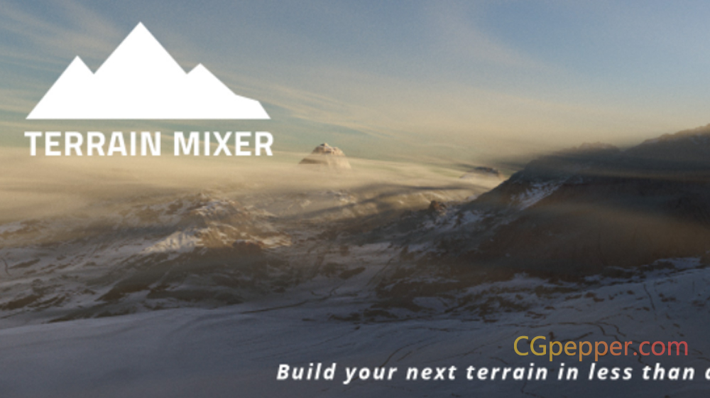 Blender地形自然环境生成插件 Terrain Mixer V1.9.1