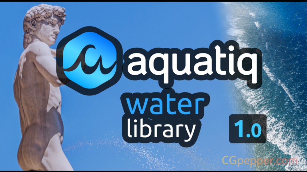 Blender水流特效插件 Water Library Aquatiq 1.0.0