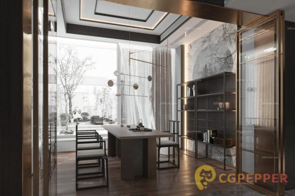 100套高精度室内客厅3D模型—3DBrute – Living Room Vol:2 2020