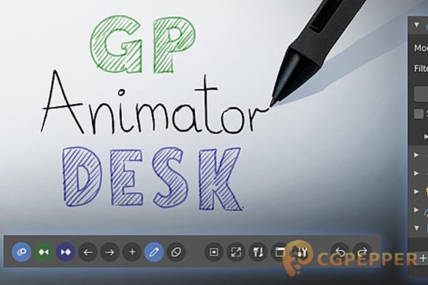 Blender手绘线条动画插件 GP Animator Desk v1.6.0