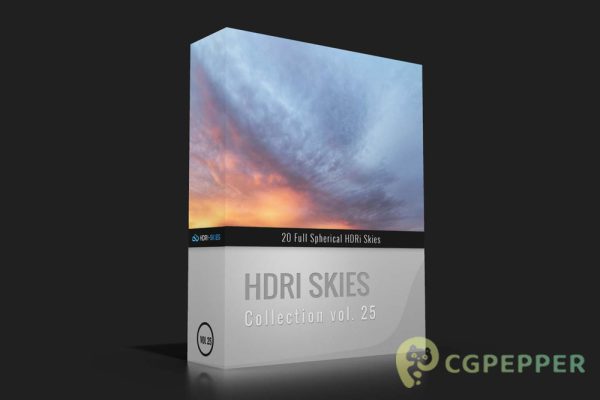 20个高品质HDRI天空包蓝天夕阳夜晚高动态HDR
