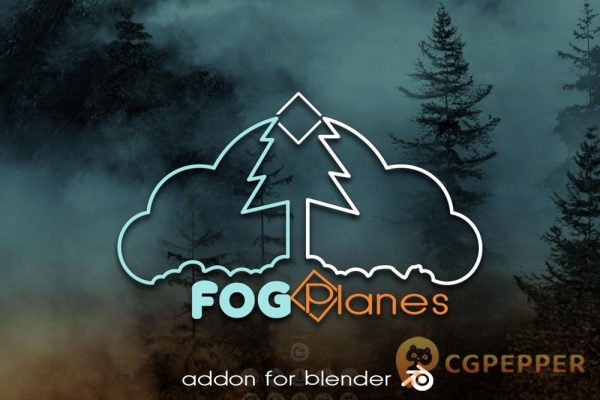 Blender三维环境体积雾插件 Fog Planes