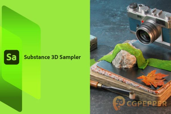 真实材质贴图制作软件 Substance 3D Sampler v3.4.1 Win 中文/英文/破解版