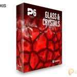 高清玻璃和水晶纹理贴图-CGAxis Physical 6 Glass and Crystals PBR Textures