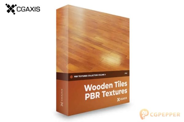 高清木地板纹理贴图-CGAxis Wooden Tiles PBR Textures – Collection Volume 4