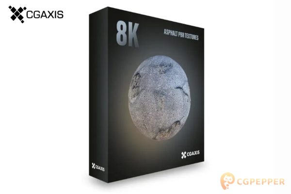 高清8KPBR沥青纹理贴图-CGAxis Asphalt PBR Textures – Collection Volume 15