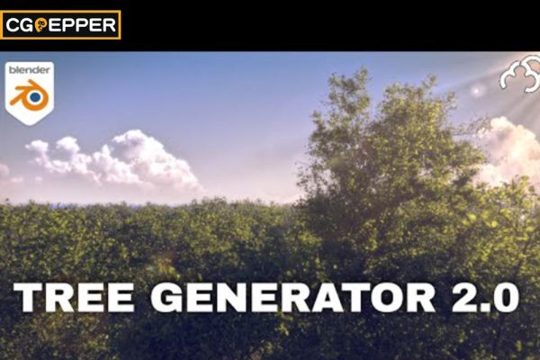 Blender树木植物生成插件 Tree Generator V2