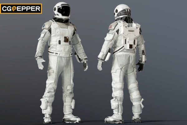 星际穿越太空服3D模型-SPACESUIT Interstellar 3D model