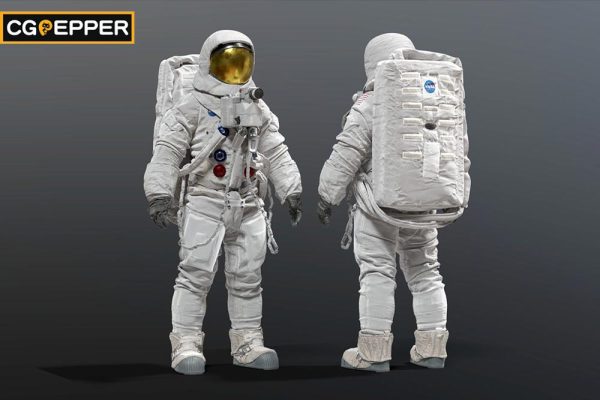 NASA 宇航服美国宇航局阿波罗 11 号 3D模型—CG Trader – SPACESUIT NASA APOLLO 11 3D Model