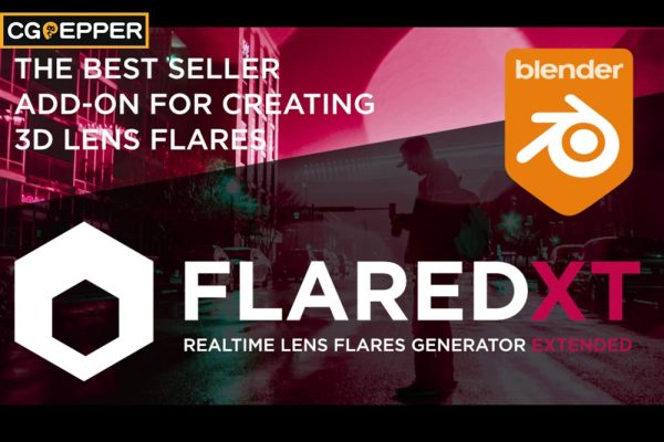 Blender镜头光斑光效插件 Flared V1.9.4 – Lens Flares In Blender
