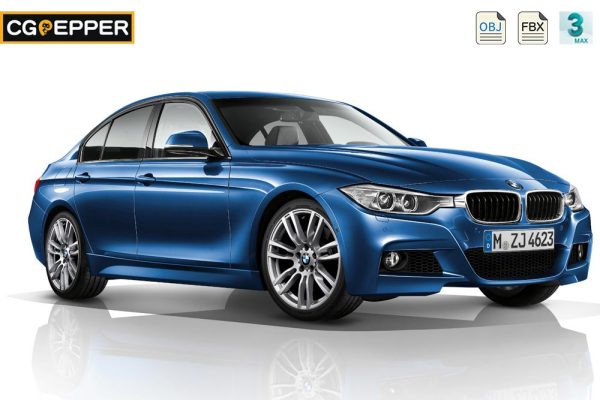 宝马BMW三系汽车3D模型-BMW_M3_F30_Sedan_2015_set_max