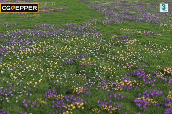 3DS MAX花园花卉模型库花朵植物3D模型 Vizpark – Real Flowers